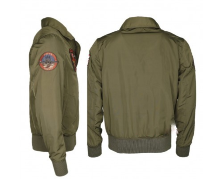 Back Top Gun Flight Jacket