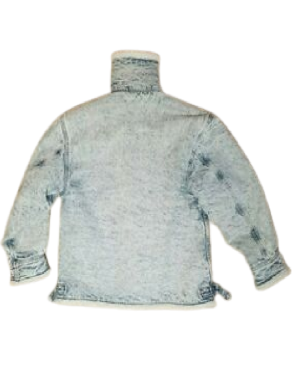 Back Denim Jean B-3 Bomber Style Jacket