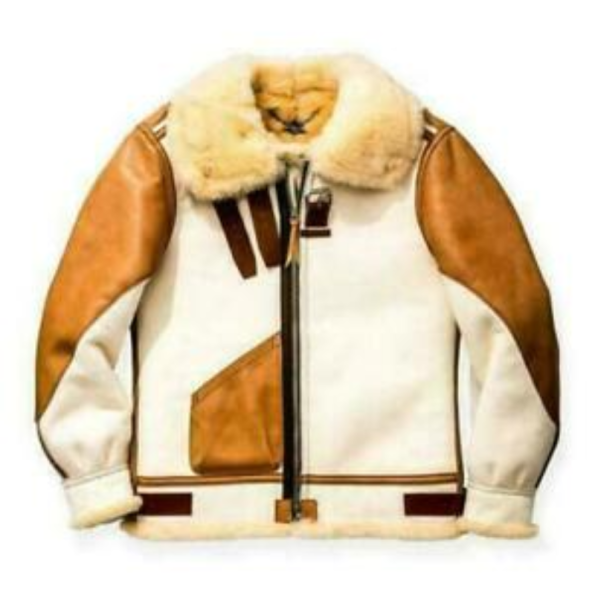 Flying Pilot Aviator Leather Jacket