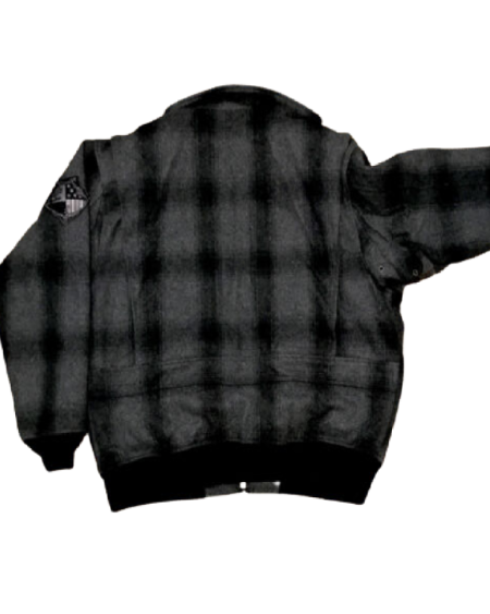 Back G1 Wings Of Gold Wool Bomber Jacket