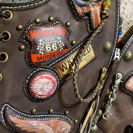 Handmade Slim Motorcycle Vest