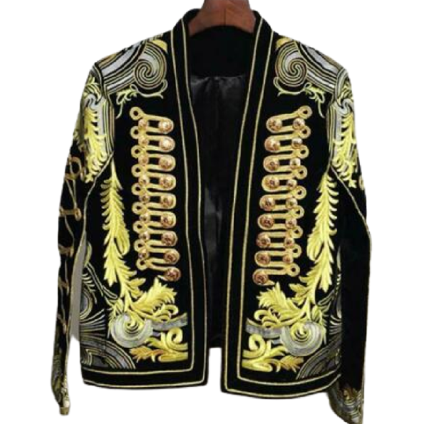 Men Military Bar Party Coat