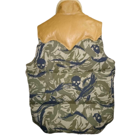 Back Men's Down Polyester Vest