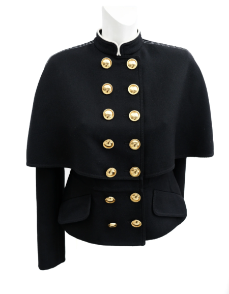 Military Caped Parade Jacket