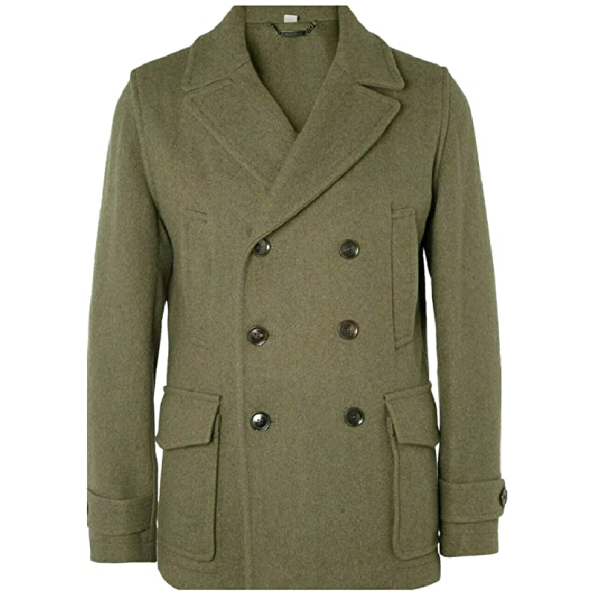 Military Double Breasted Pea coat