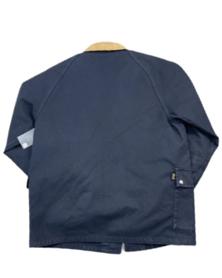 Back Navy Blue Designer Archive Pea Coat