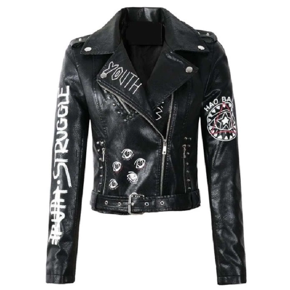 Eye Dare You Leather Jacket