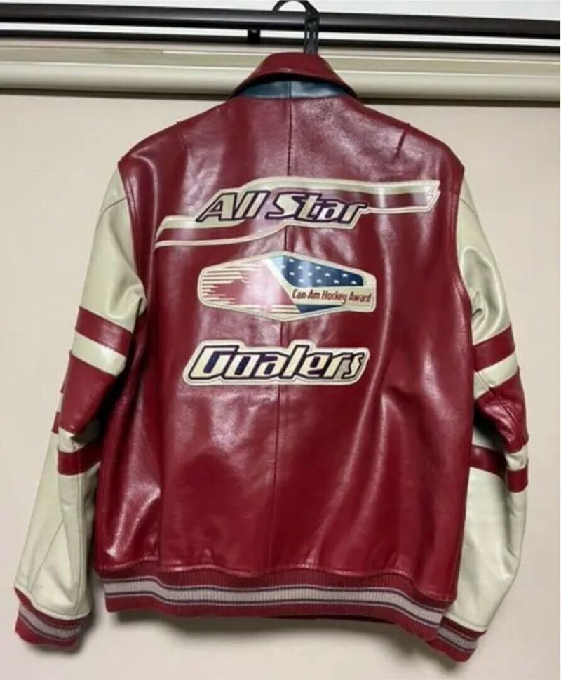 Red-Varsity-Goalers-Leather-Jacket