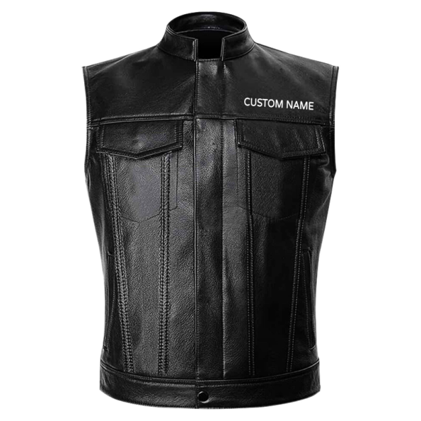 Riding Motorcycle Leather Vest