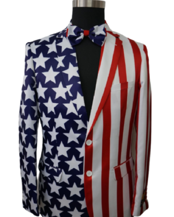 Stars & Stripes American Flag Blazer