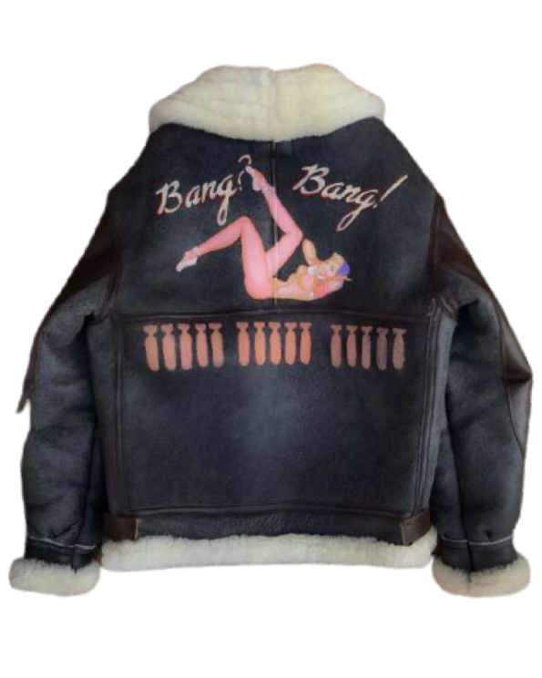 Back USA Mission Hand Painted B3 Jacket