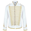 White Hussar Military Parade Jacket