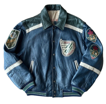Vintage 90s A.C.D Leather Jacket