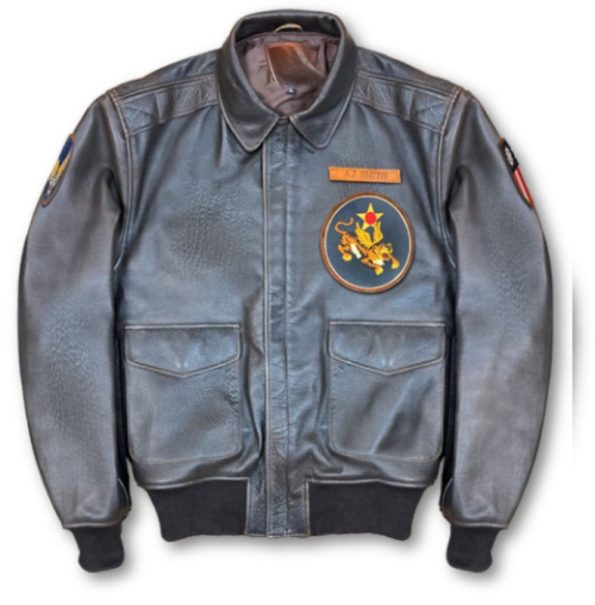 Flying Tigers Antique Striated Lambskin Jacket