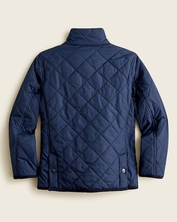 Boys' quilted field jacket