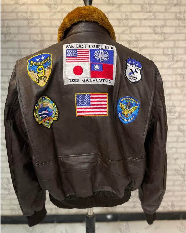 Antique Bison Top Gun G-1 Jacket with Vintage Collar
