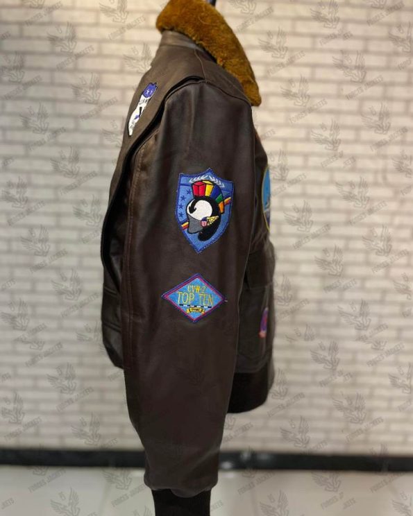 Antique Bison Top Gun G-1 Jacket with Vintage Collar