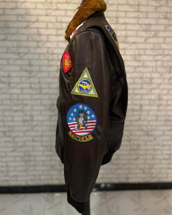 Antique Bison Top Gun G-1 Jacket with Vintage Collar