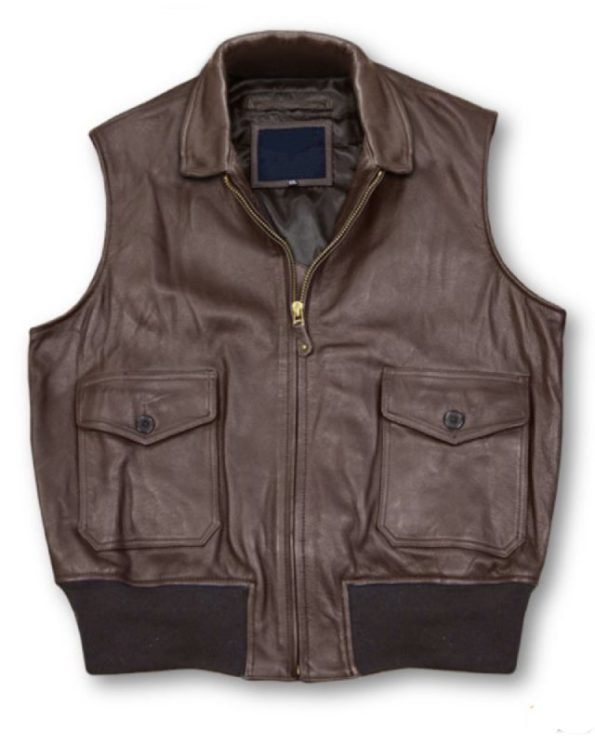 US Wings® Cape Buffalo Leather Vest