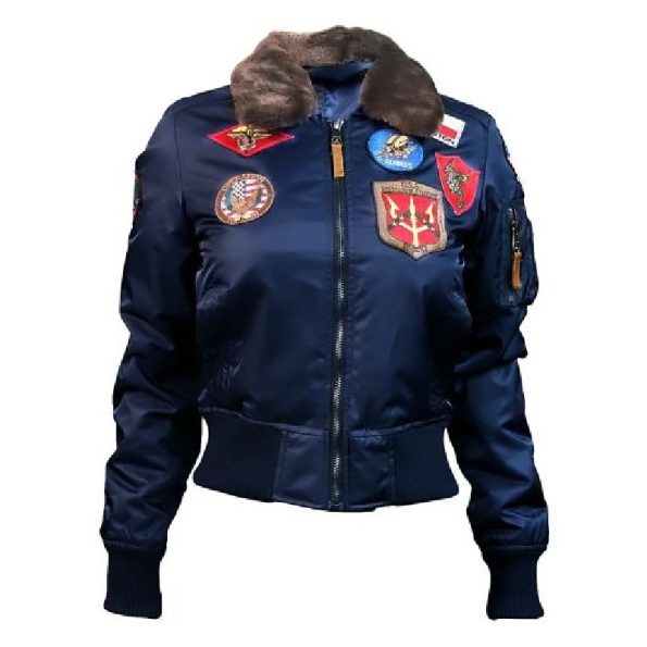 B-15 Flight Navy-Blue Bomber Jacket