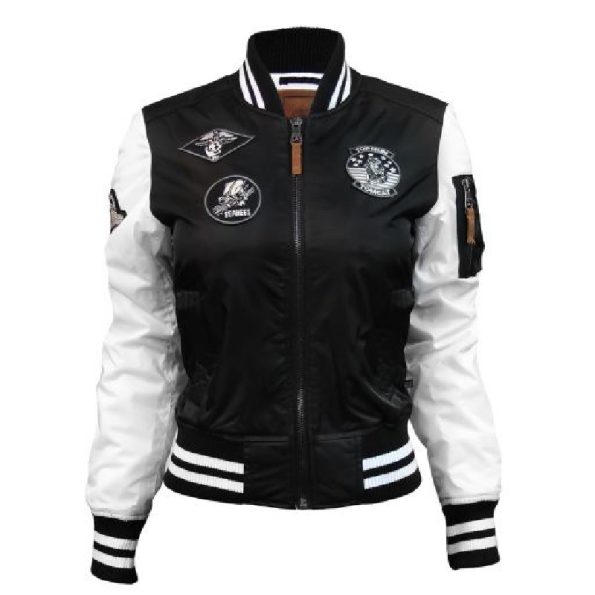 Miss Top Gun Color Block MA-1 Jacket