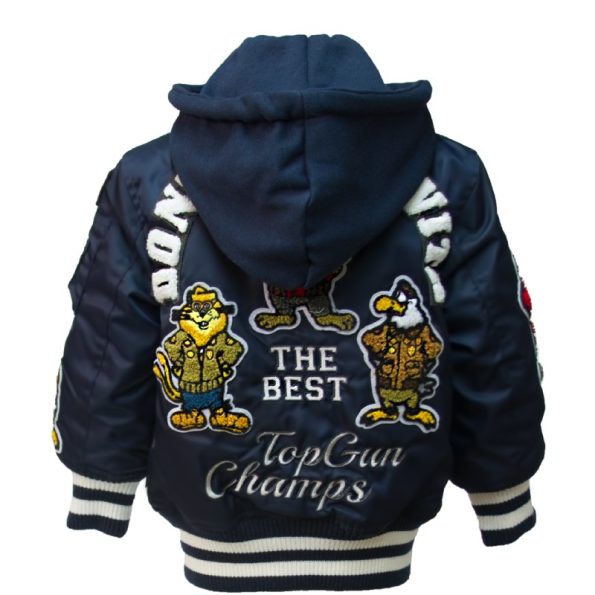 Top Gun Kids MA-1 Champs Blue Jacket