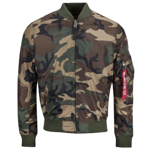 Industries MA-1 TT Flight Woodland Camo Jacket