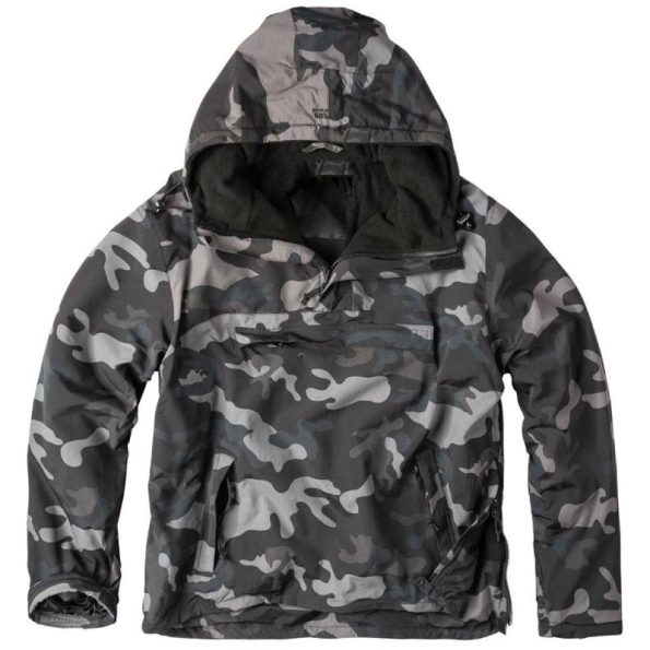 Windbreaker Black Camo Jacket