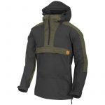 Woodsman Anorak Black & Taiga Green Jacket