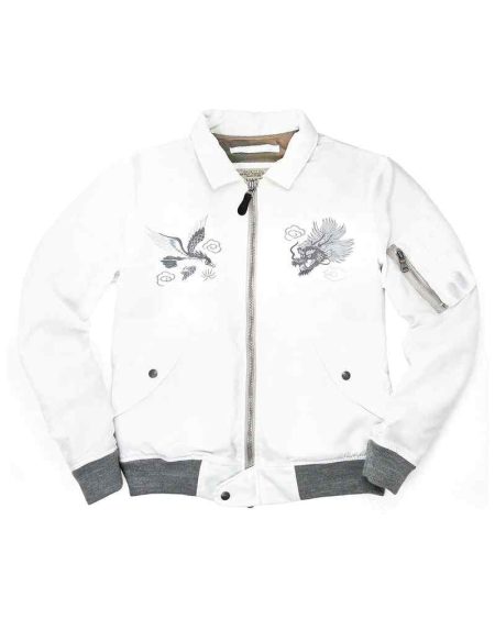 US 7th Air Force Souvenir White Jacket