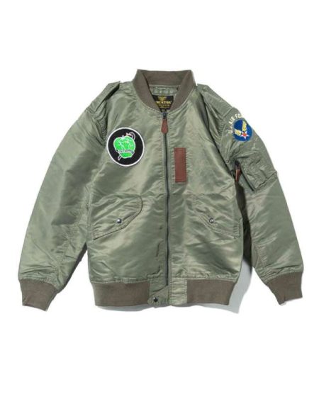 Custom AVG Embroidery Olive Jacket