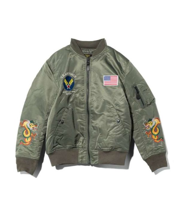 Custom MA-1 USAF Embroidery Jacket