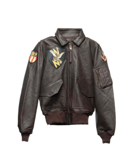 Houston CWU-45P Sheep Leather Flight Jacket With Patches