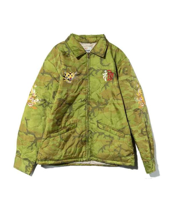 Houston US Military Style Vietnam Dragon Quilted Jacket