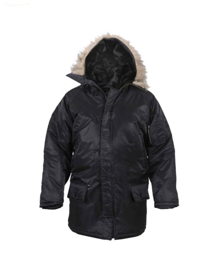 N-3B Snorkel Black Parka