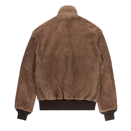 Gentlemen’s Cedar A-2 Flight Brown Leather Jacket