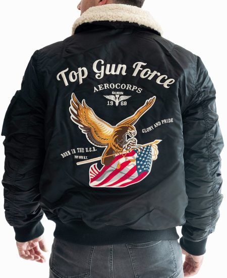 Men's Top Gun Force CW45 Black Jacket 2024