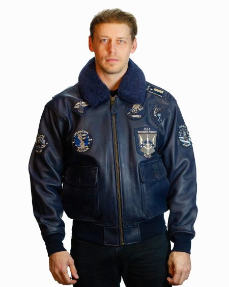 top gun official signature series navy jacket