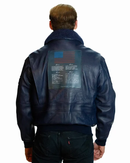 top gun official signature series navy jacket