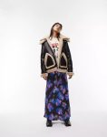 Faux Shearling Oversized Aviator Jacket