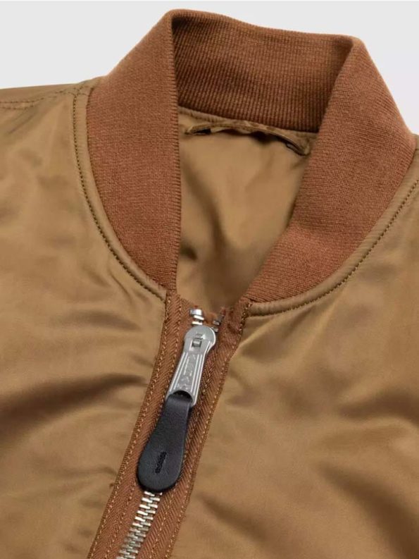 Alpha X Highsnobiety Ma-1 Brown Jacket.