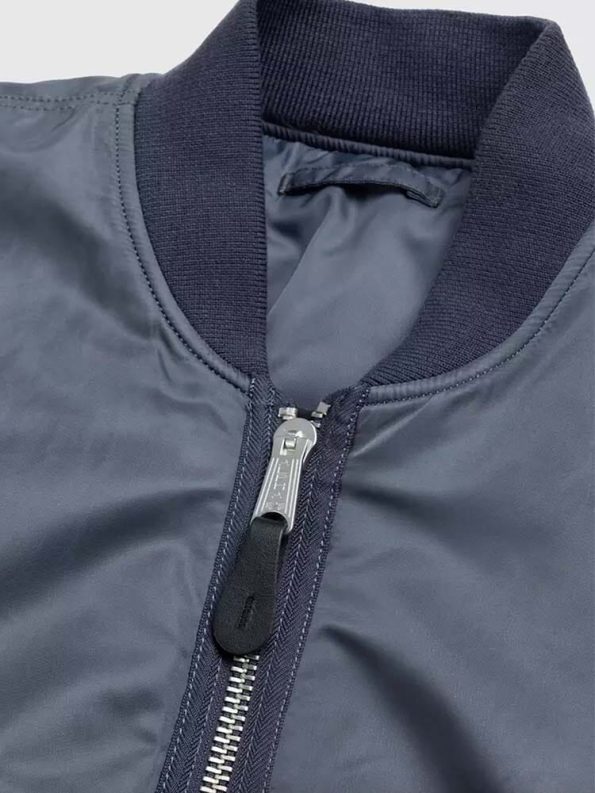Alpha X Highsnobiety Ma-1 Navy Blue Bomber Jacket (2)