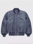 Alpha X Highsnobiety Ma-1 Navy Blue Bomber Jacket
