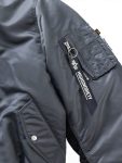 Alpha X Highsnobiety Ma-1 Navy Blue Bomber Jacket