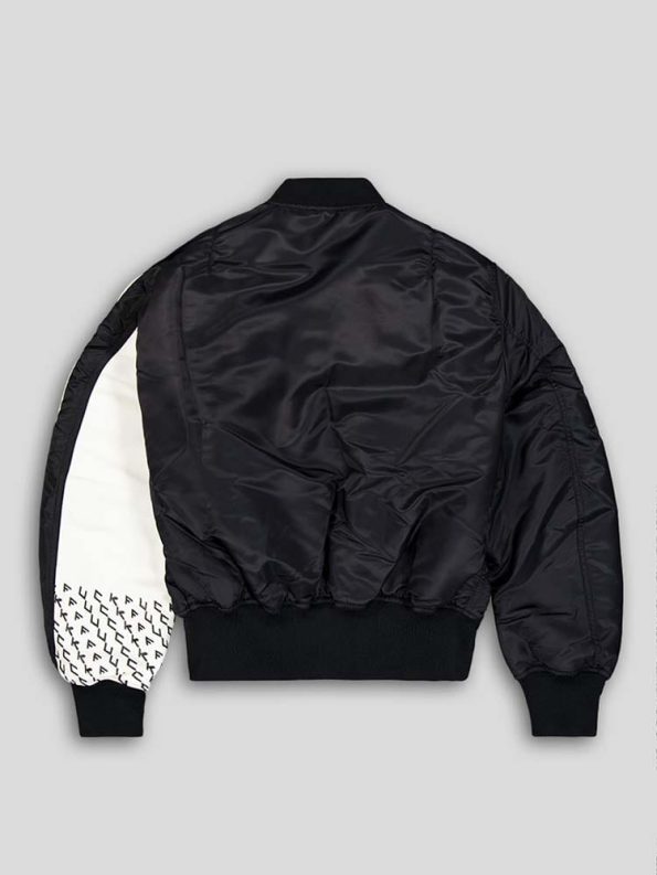 Alpha X Undercover The Shepherd Ma-1 Black Bomber Jacket.