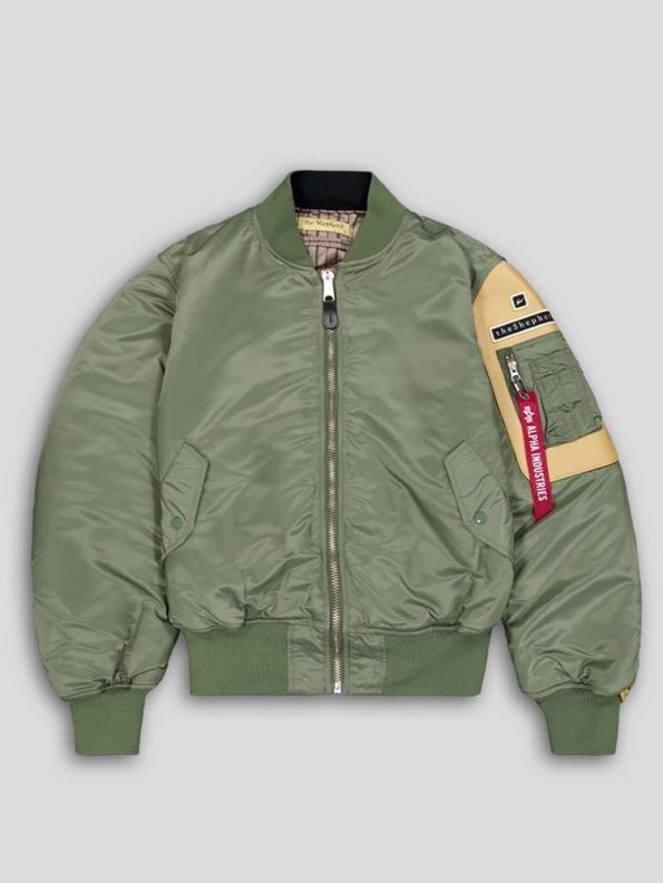 Alpha X Undercover The Shepherd Ma-1 Green Bomber Jacket