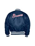 Atlanta Braves X Alpha X New Era Ma-1 Blue Bomber Jacket