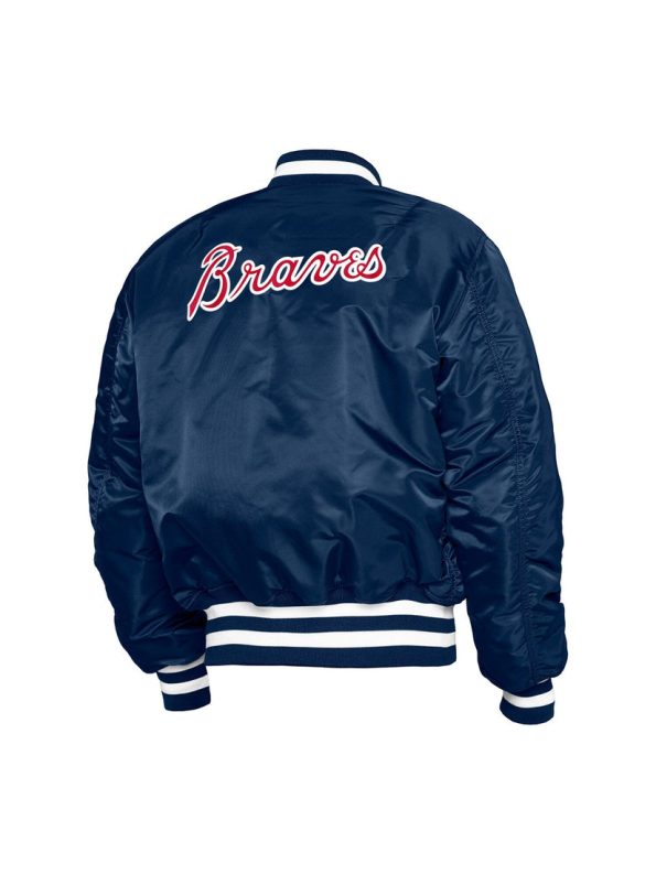 Atlanta Braves X Alpha X New Era Ma-1 Blue Jacket
