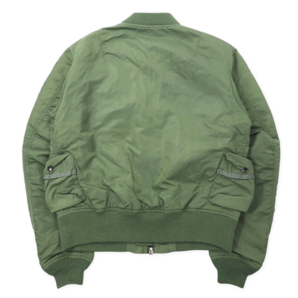 Avirex Ma-1 Green Nylon Flight Jacket.