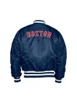Boston Red Sox X Alpha X New Era Ma-1 Blue Bomber Jacket